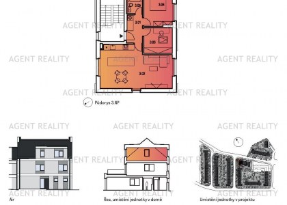 Prodej bytu s výhledem 3+kk, 71m2, ulice K Pískovně, Strančice