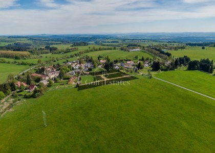 Prodej stavebního pozemku 213/28, 524 m², obec Zádub-Závišín, Mariánské Lázně.