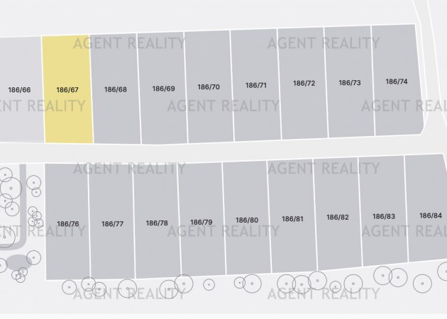 Prodej stavebního pozemku 186/67, 842m2, Slaný - Dolín