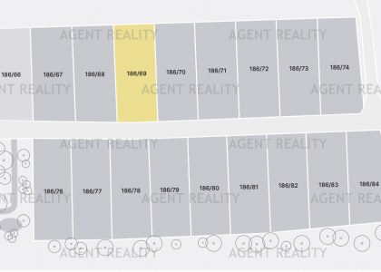 Prodej stavebního pozemku 186/69, 841m2, Slaný - Dolín
