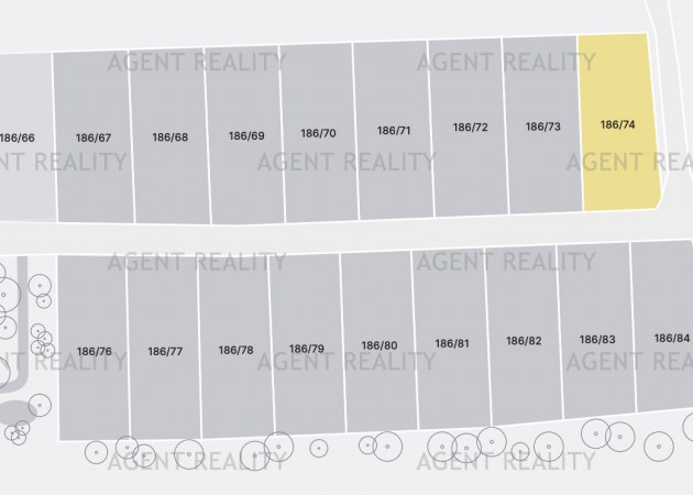 Prodej stavebního pozemku 186/74, 835m2, Slaný - Dolín