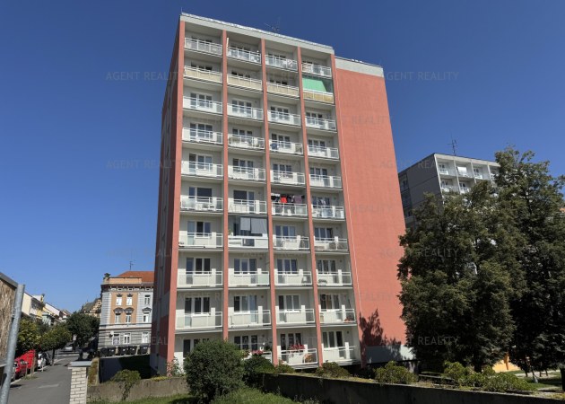 Světlý byt 2+1, 53m2 s balkóny, šatnou a výhledem do zeleně – Wilsonova, Slaný