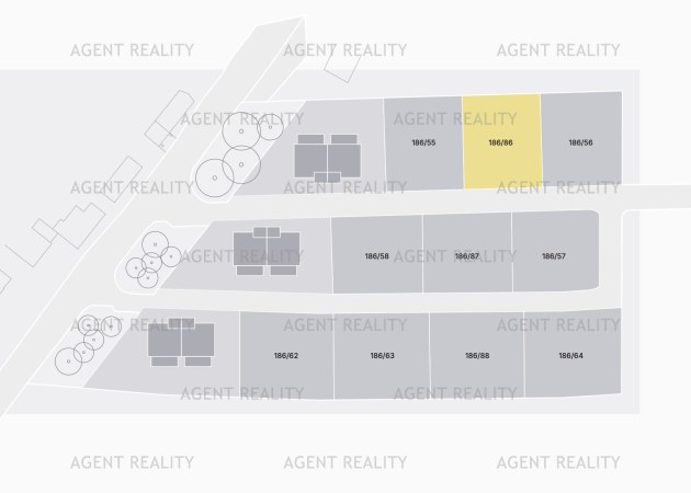 Prodej stavebního pozemku 186/86, 890 m2, Slaný - Dolín
