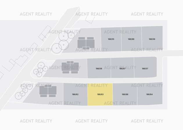 Prodej stavebního pozemku 186/63, 932 m2, Slaný - Dolín