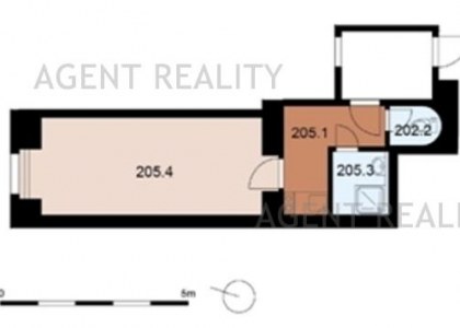  Agentreality nabízí k prodeji malometrážní byt 1+kk, 31m2, 3.NP v dobré lokalitě P8- Karlín