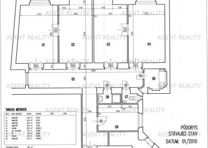 Pronájem kanceláře 5+1, 130m2 v činžovním domě u tramvajové zastávky ul.Ječná, P2-Nové Město.