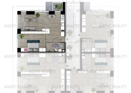 Prodej bytu 2+kk s balkonem v rezidenčním projektu Kaplického, Liberec-Dubí