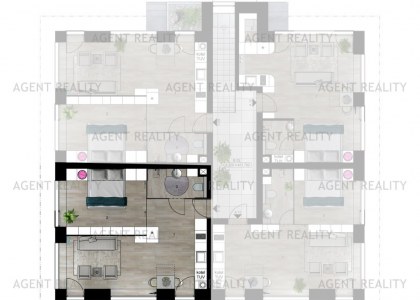 Prodej bytu 2+kk v rezidenčním projektu Kaplického, Liberec-Dubí